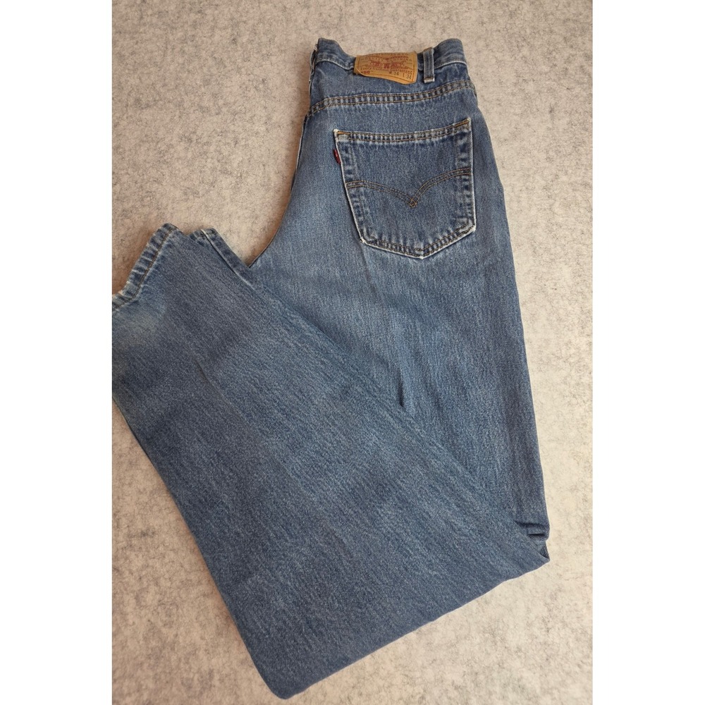 Vintage Levis 550 Relaxed Fit Jeans Mens 34x34 Medium Wash Blue Denim Canada
